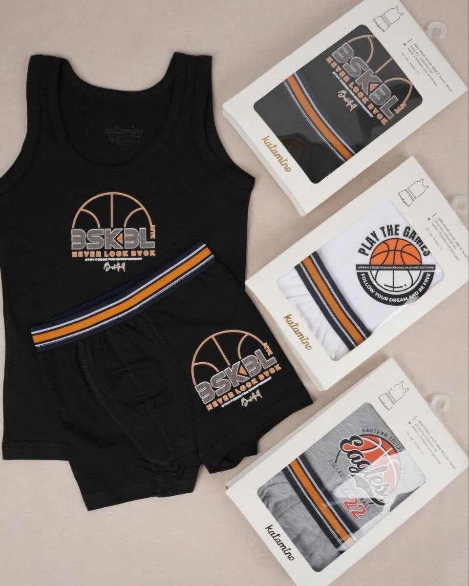 Set of Vest and Boxer for Boys