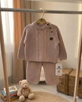 2-Piece wool Set-Pink(12-18 months)