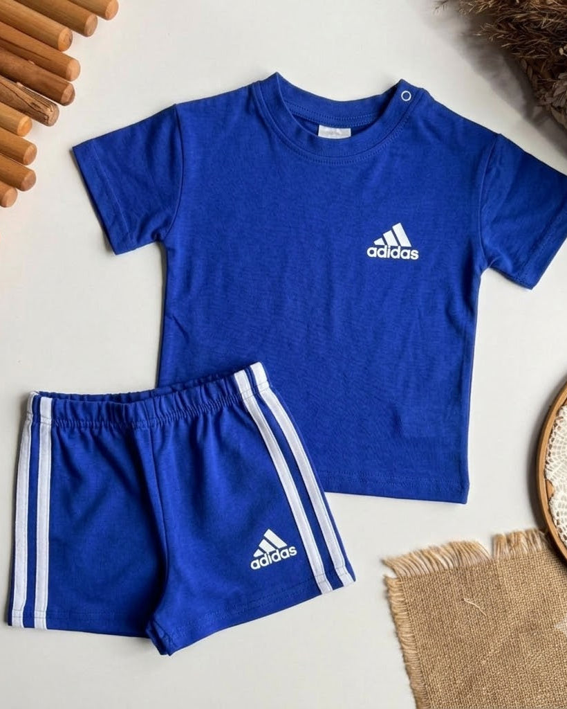 Adidas Basic Set- Cobalt Blue(6 months-3 years)