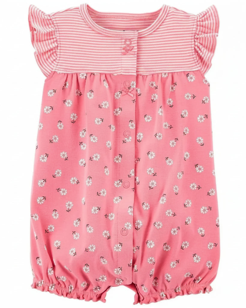 Floral  Print Cotton Romper (12 months)