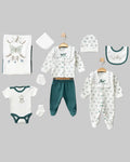 Butterfly & Teal 10-Piece Newborn Set