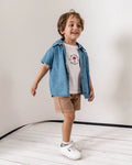 3-Piece Denim Summer Set for Boys (2-3-4 years)