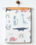 Animals Unisex Patterned Cotton Blanket