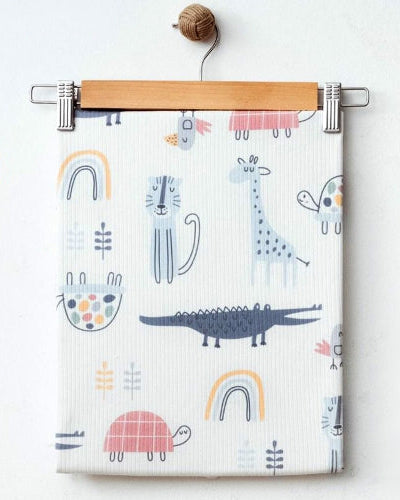 Animals Unisex Patterned Cotton Blanket