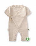 Organic Muslin Jumpsuit 0-9 Months- Cream