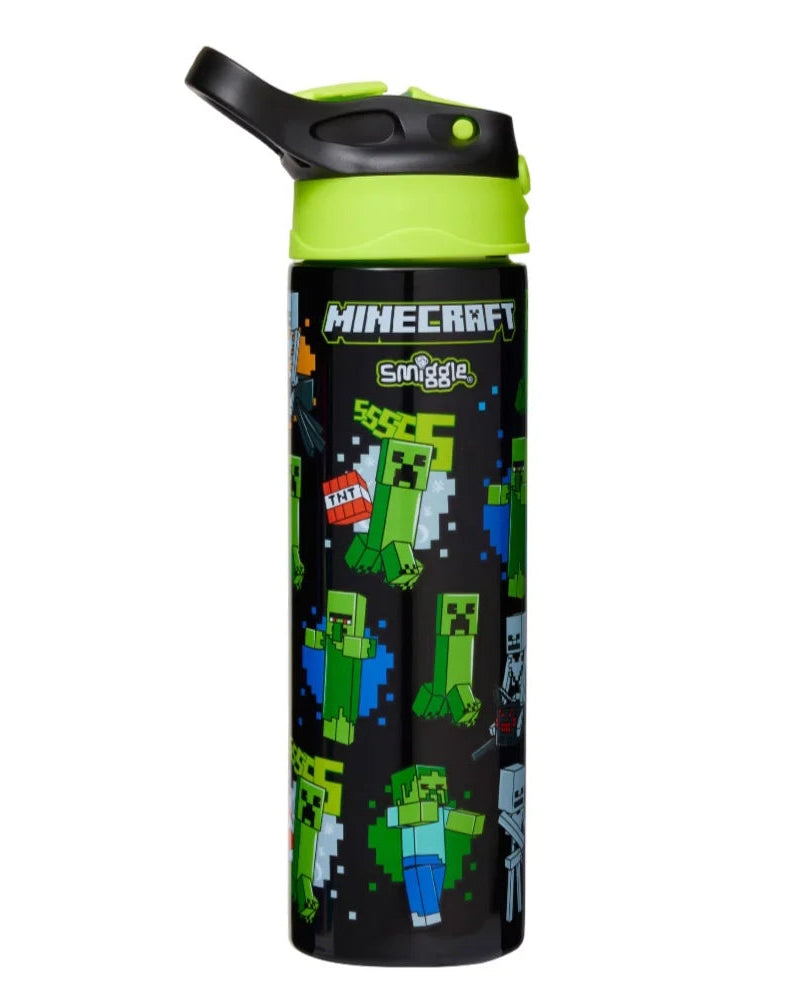 Smiggle Water Bottle - MineCraft | 650ml