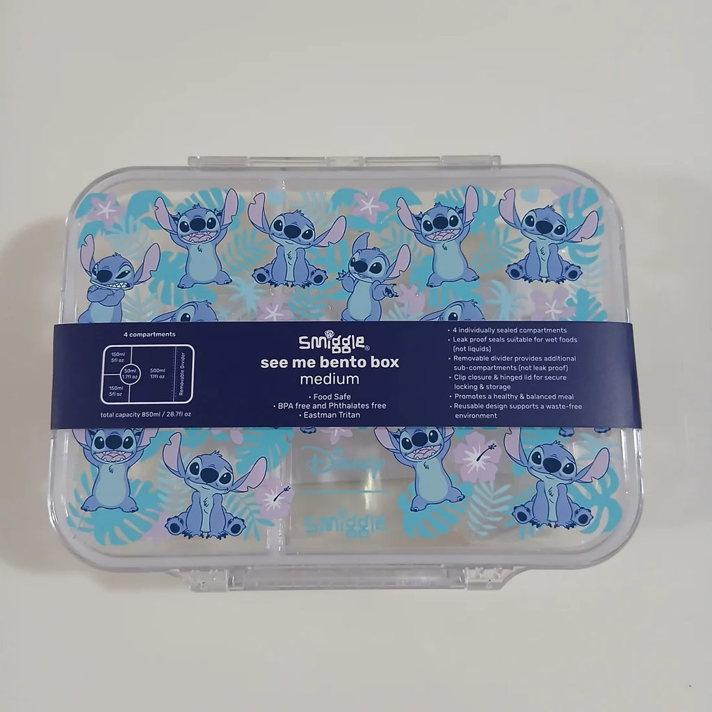 Smiggle Lunch Box - Stitsh| 21x15x4.5