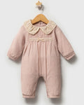 Light Pink Cotton Muslin Overall (0-9 months)