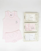 Set of Vest and Boxer for girls- 3 colors (1-10 years)