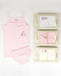 Set of Vest and Brief for girls- 3 colors (1-10 years)