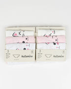 3 Briefs Set for Girls- Cats print