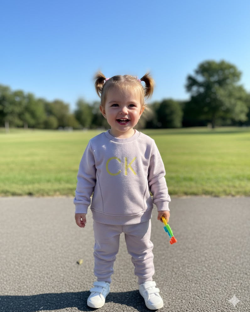 Girl Cotton Tracksuit