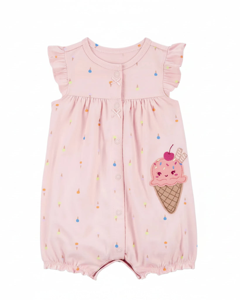 Ice Cream Cotton Romper (6-24 months)
