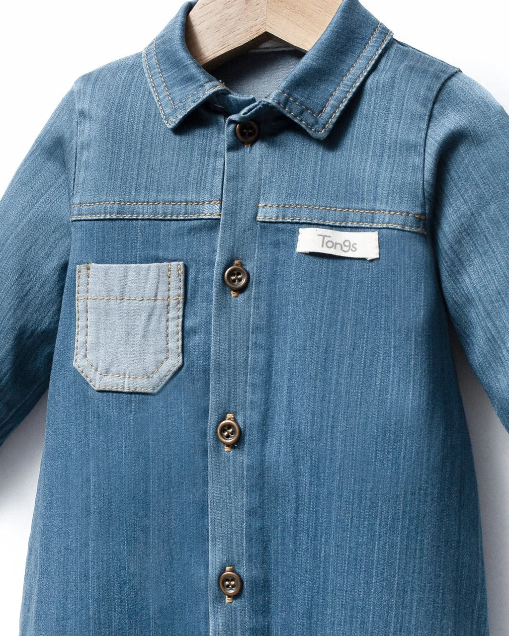 Little Explorer Denim Overall
