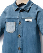 Little Explorer Denim Overall