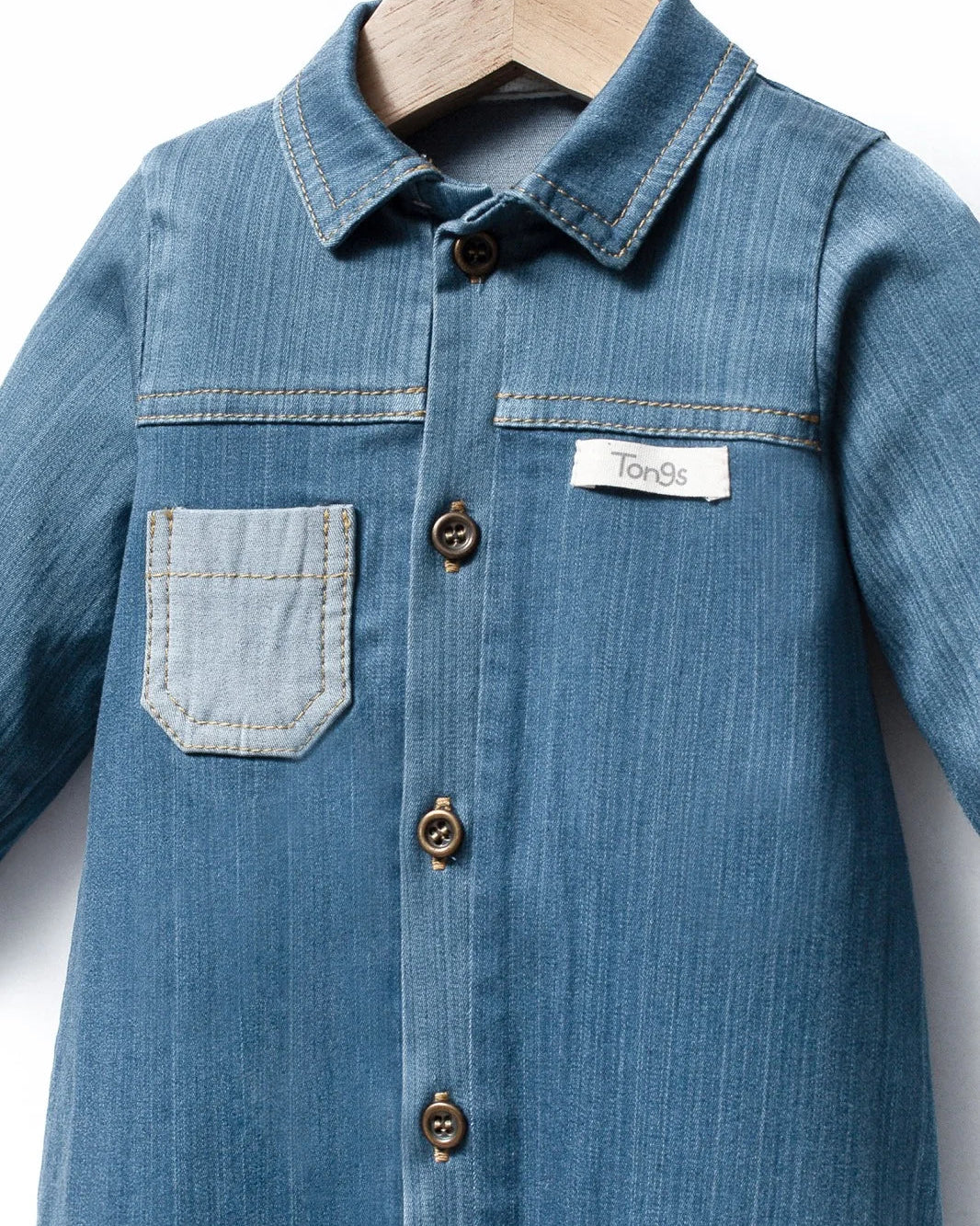 Little Explorer Denim Overall